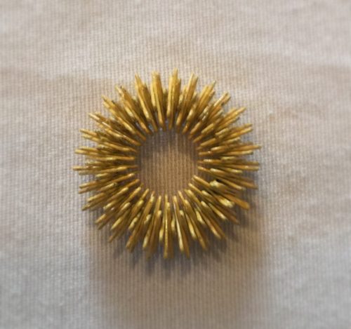 Anello elastico sujok per il massaggio intenso dei punti di corrispondenza sulle dita