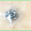 Stellette metalliche bianche grandi
