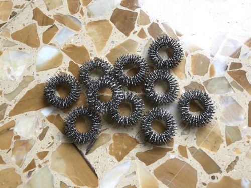 Anello elastico Sujok per il massaggio ARGENTO taglia 1,5 - immagine 4